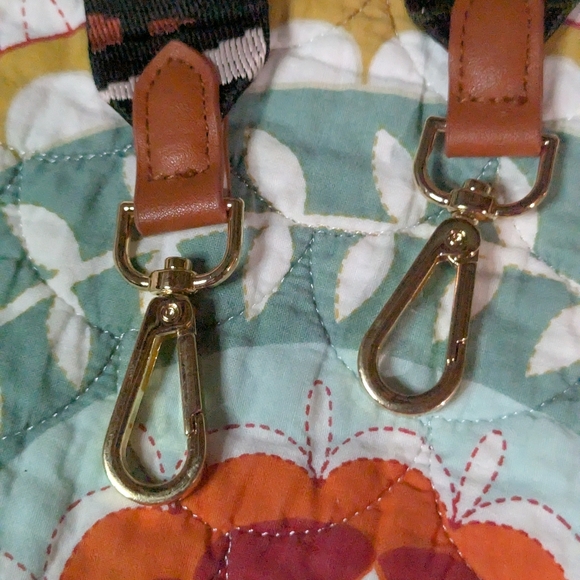 Steve Madden Stylish Black Camo Adjustable Guitar Purse Strap - Picture 5 of 5